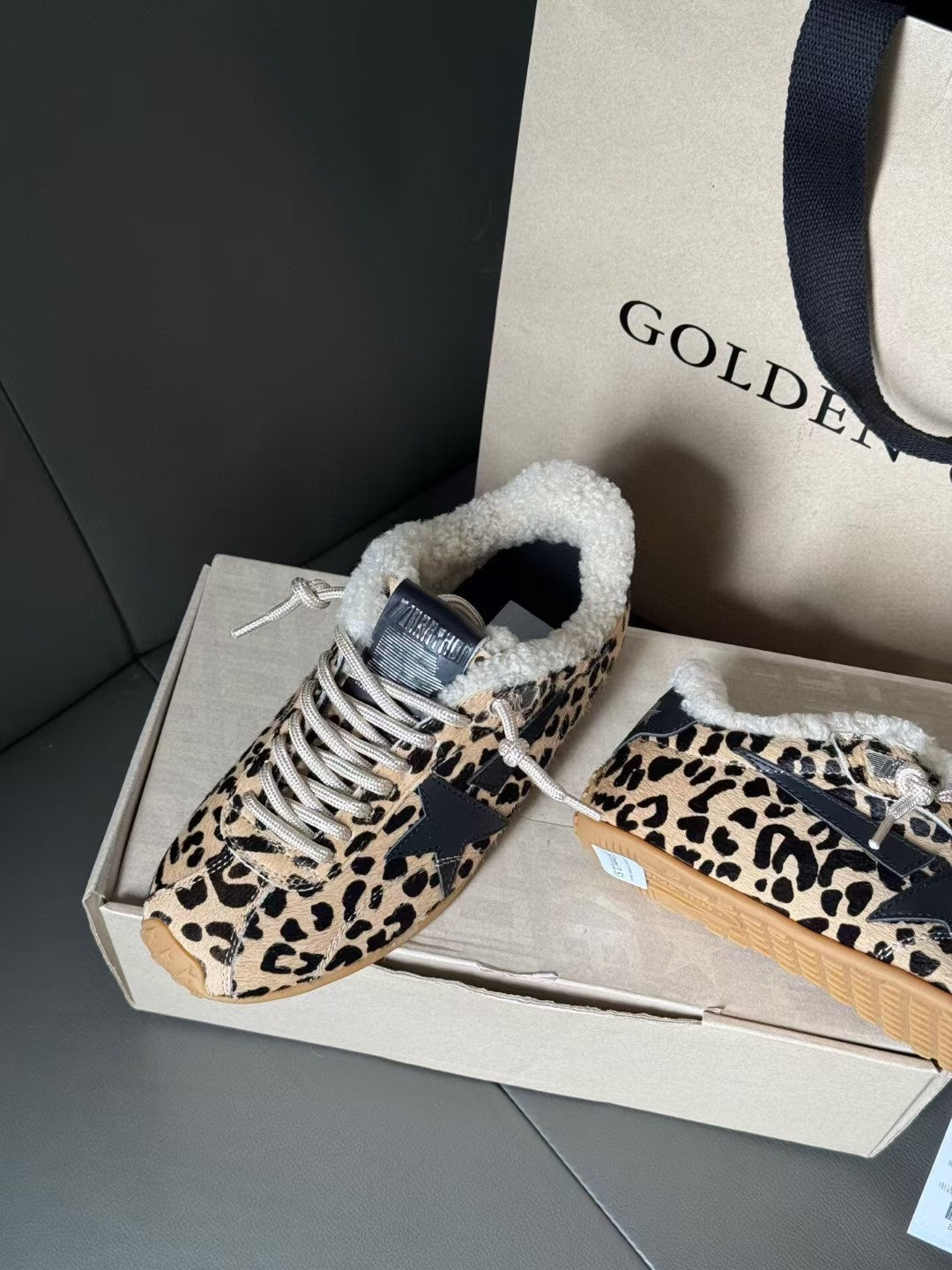 Golden Goose Vintage Distressed Sneakers #063