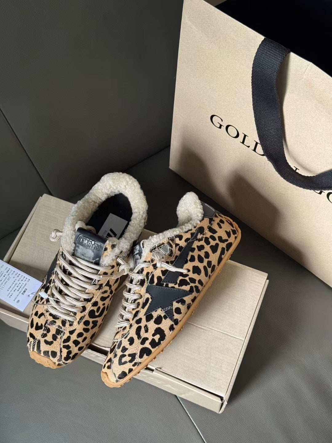 Golden Goose Vintage Distressed Sneakers #063