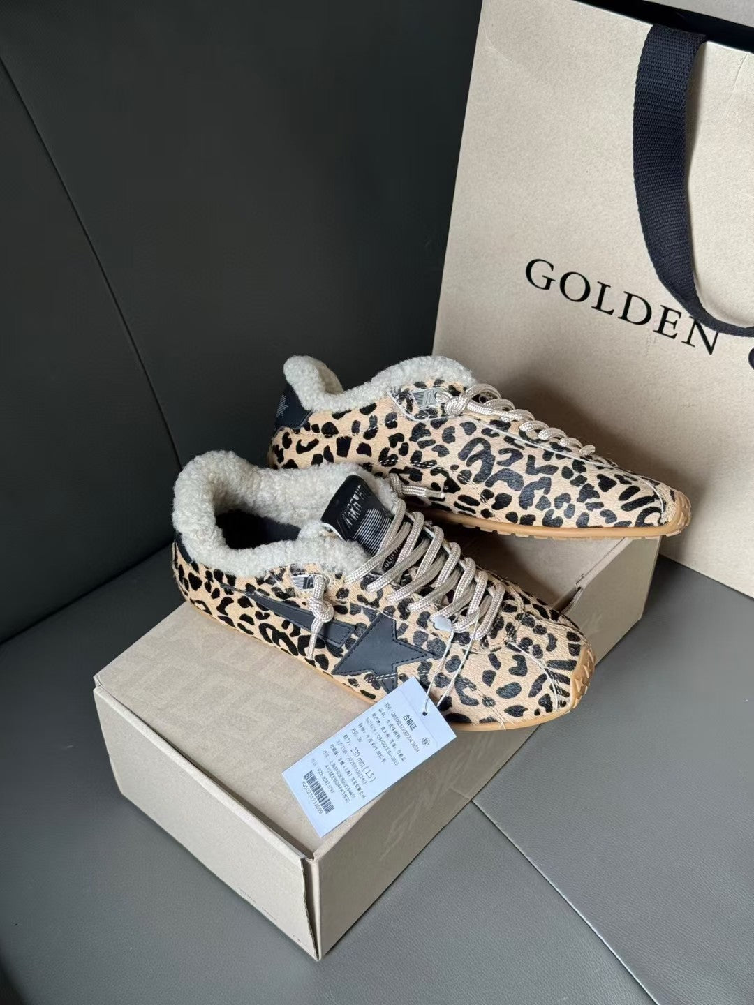 Golden Goose Vintage Distressed Sneakers #063