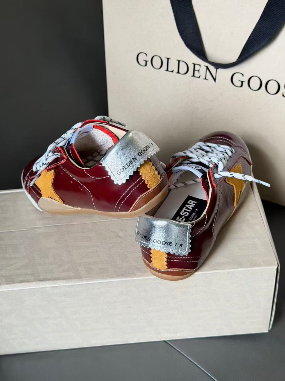 Golden Goose Vintage Distressed Sneakers #293