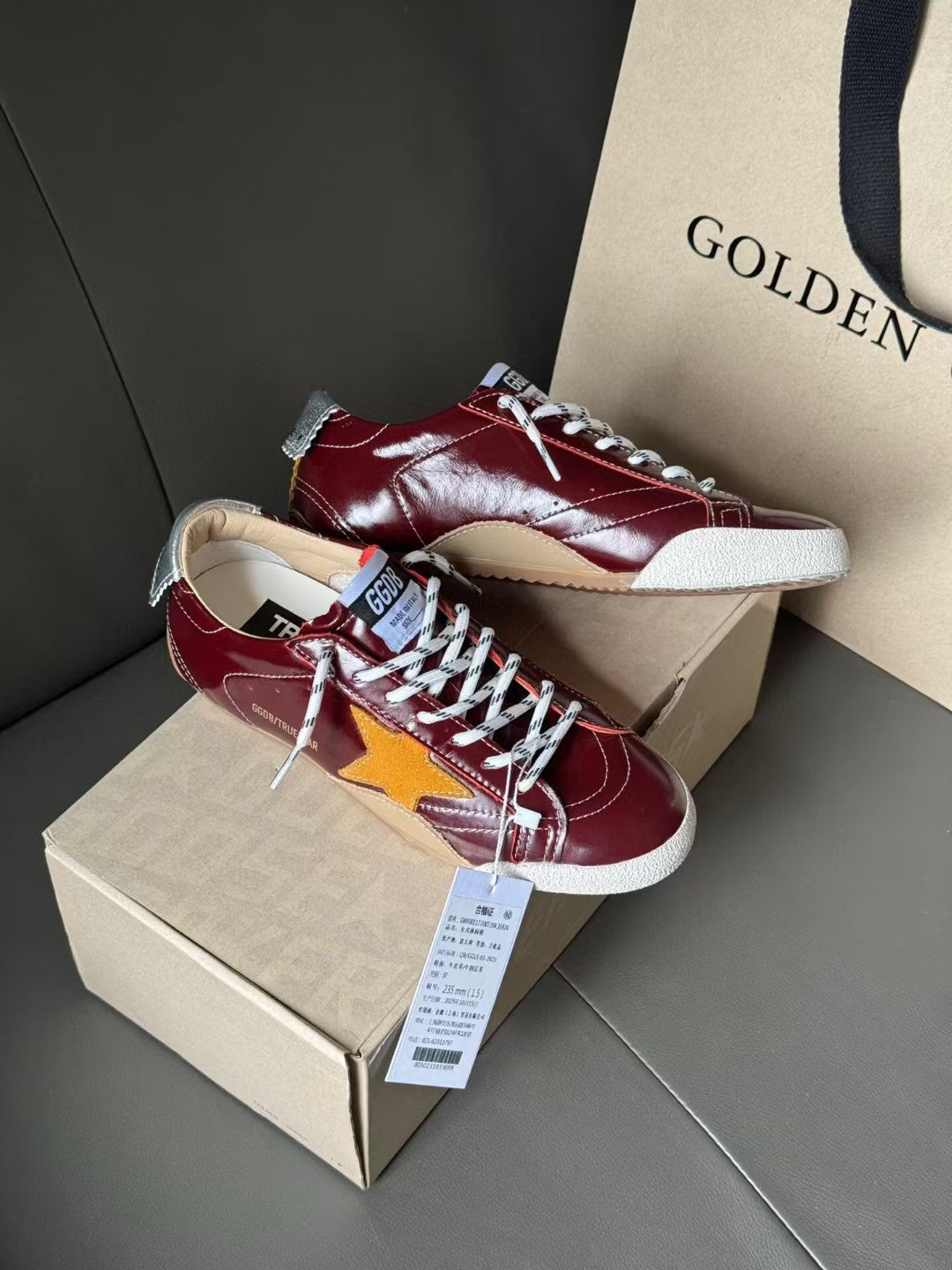 Golden Goose Vintage Distressed Sneakers #293