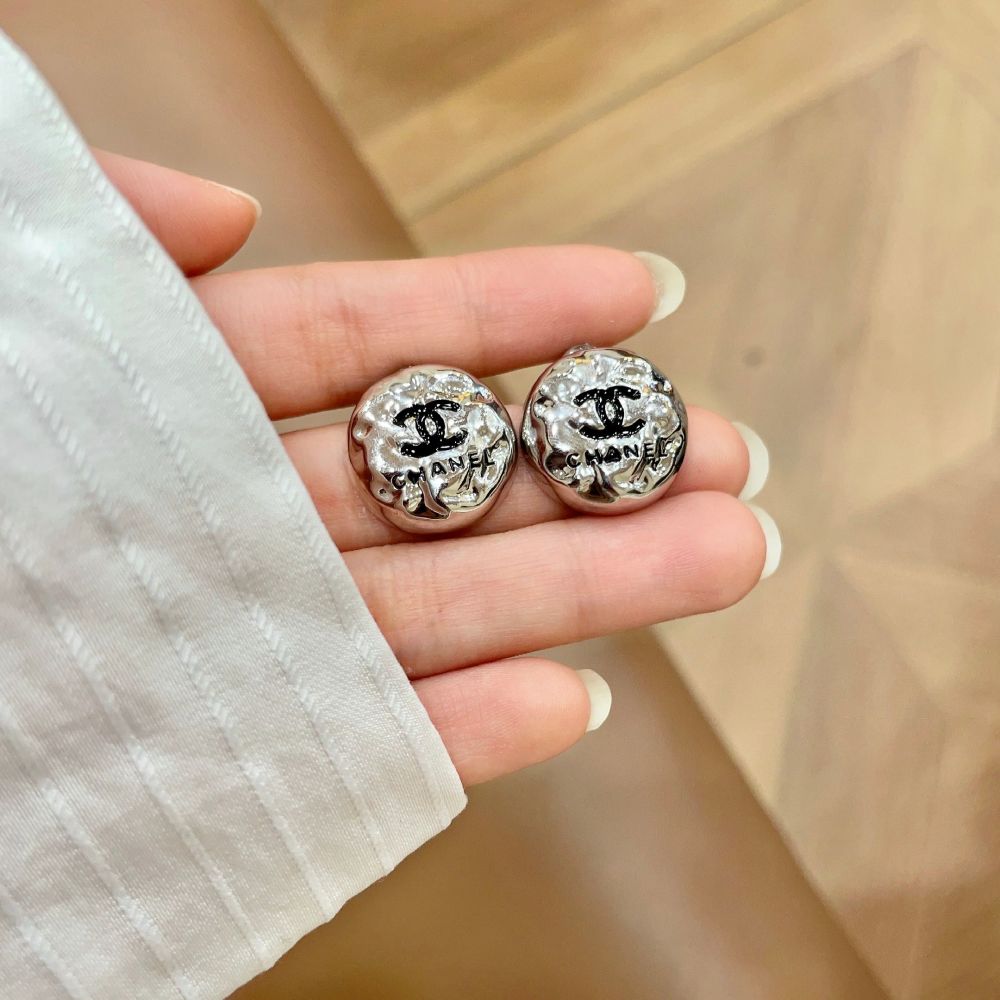 Chanel Vintage Double C Earrings
