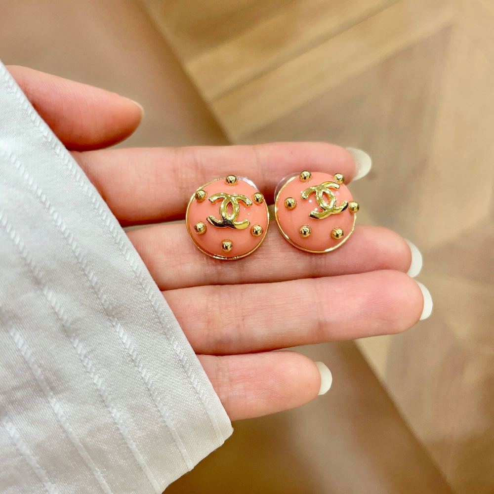 Chanel Vintage Double C Earrings