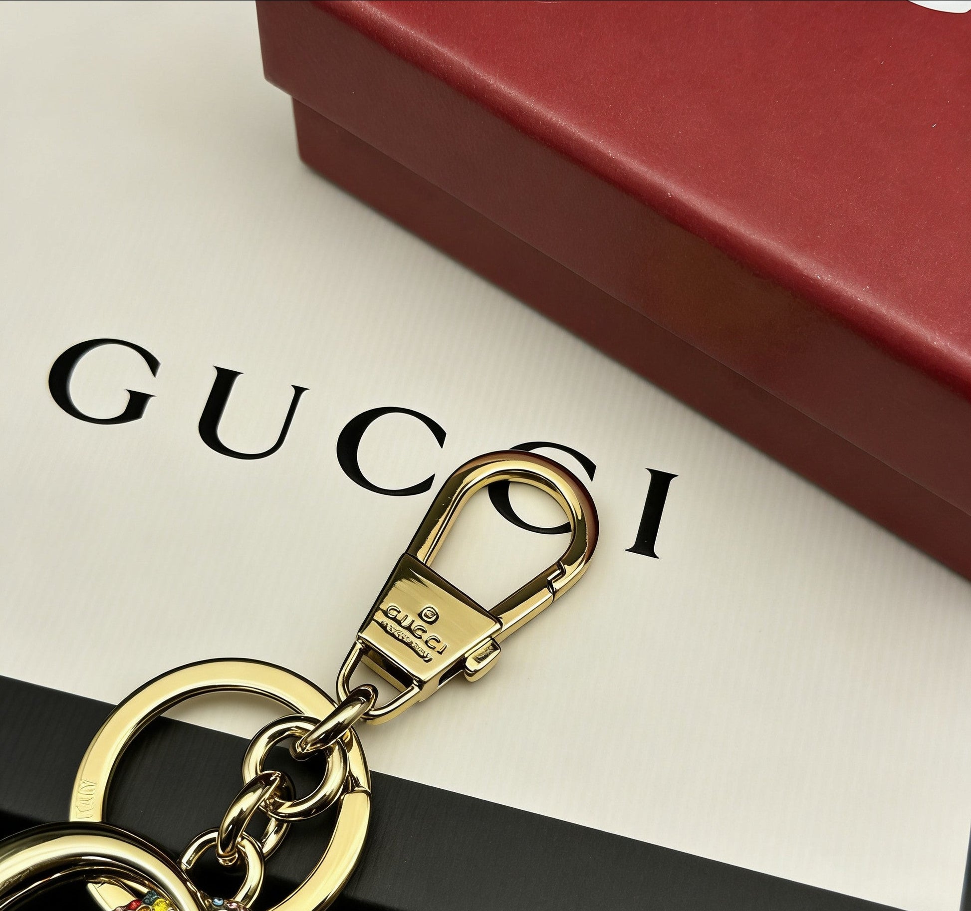 Gucci Crystal Keychain