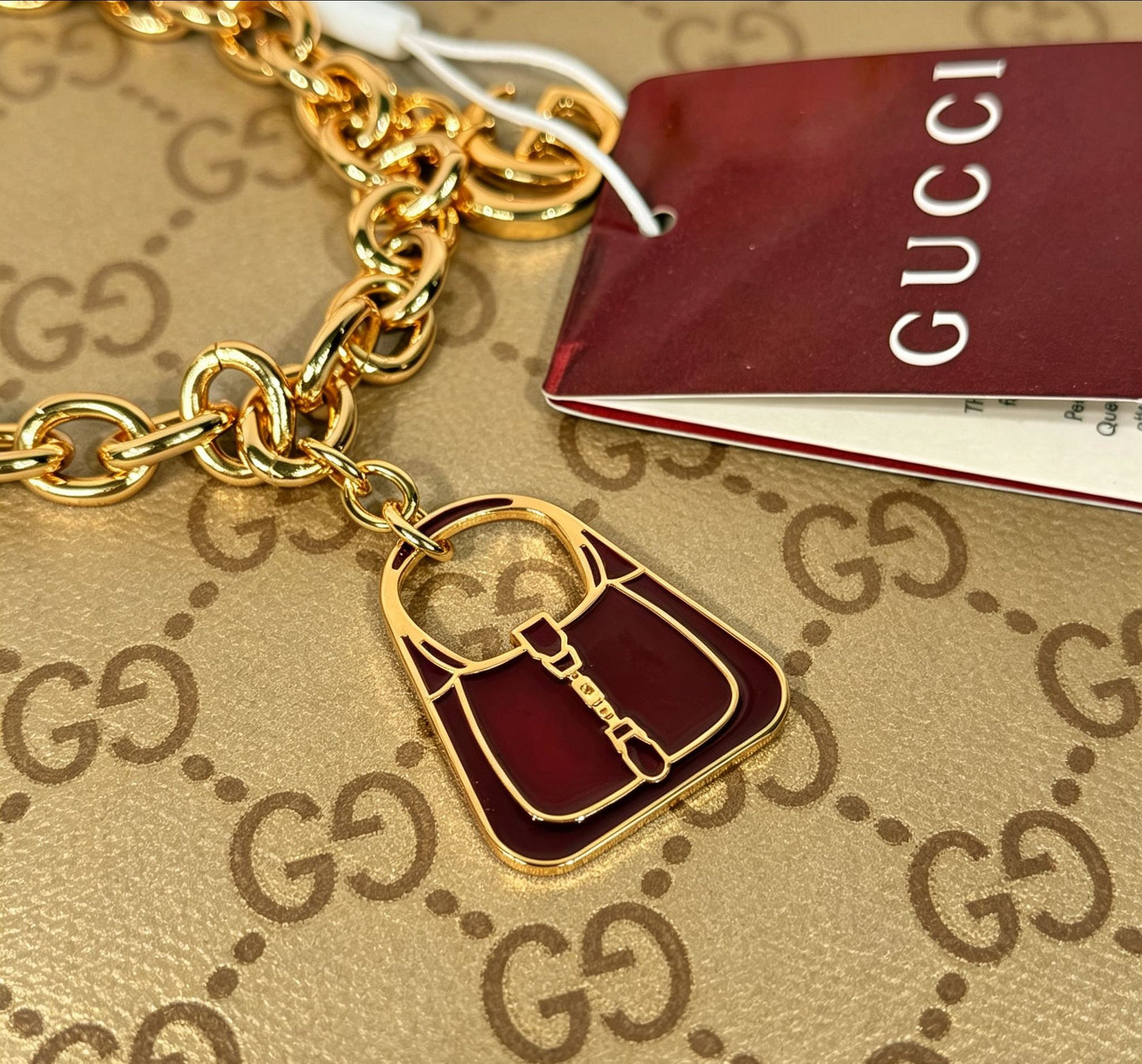 Gucci Enamel Vintage Pendant