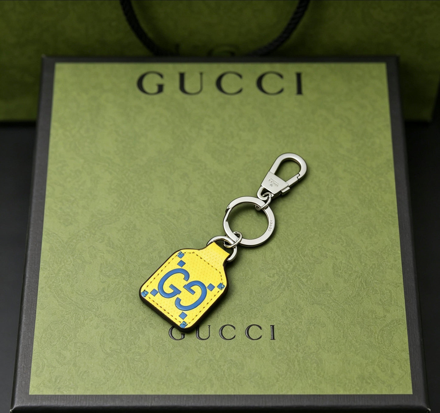 Gucci Leather Vintage Keychain
