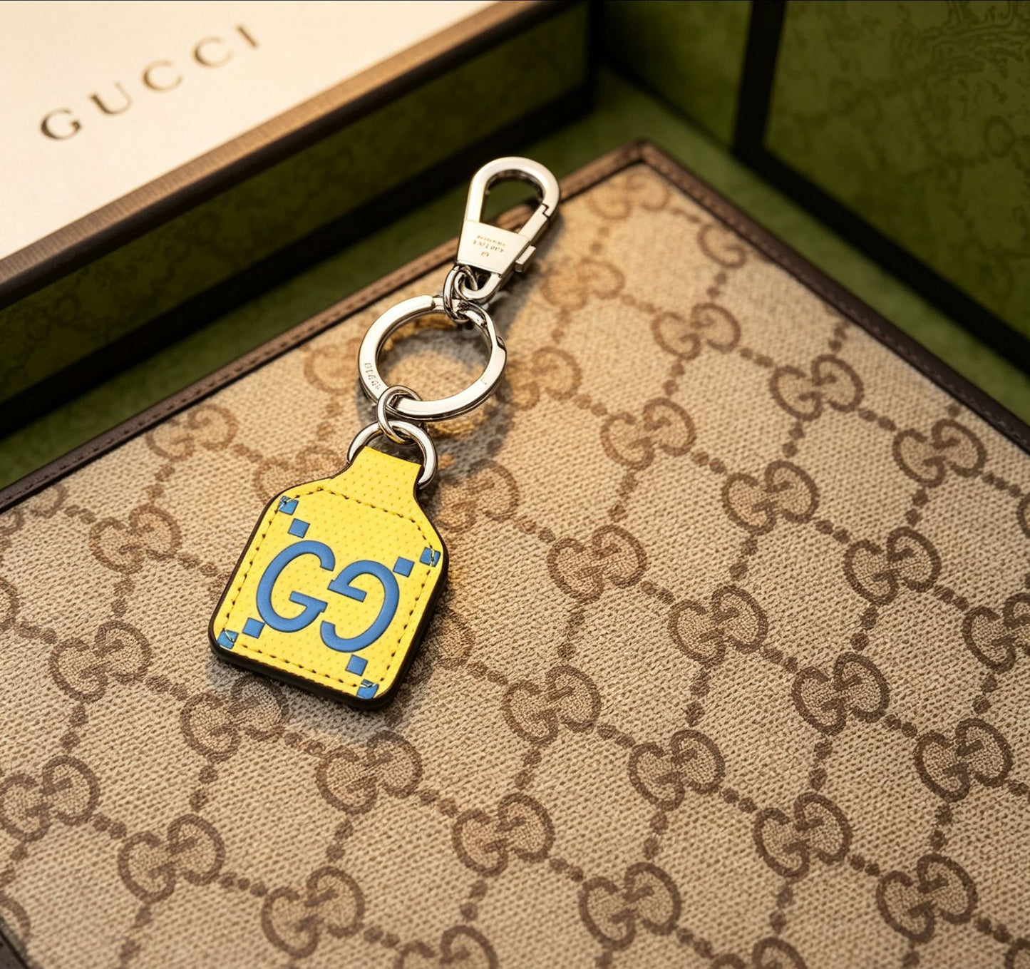 Gucci Leather Vintage Keychain