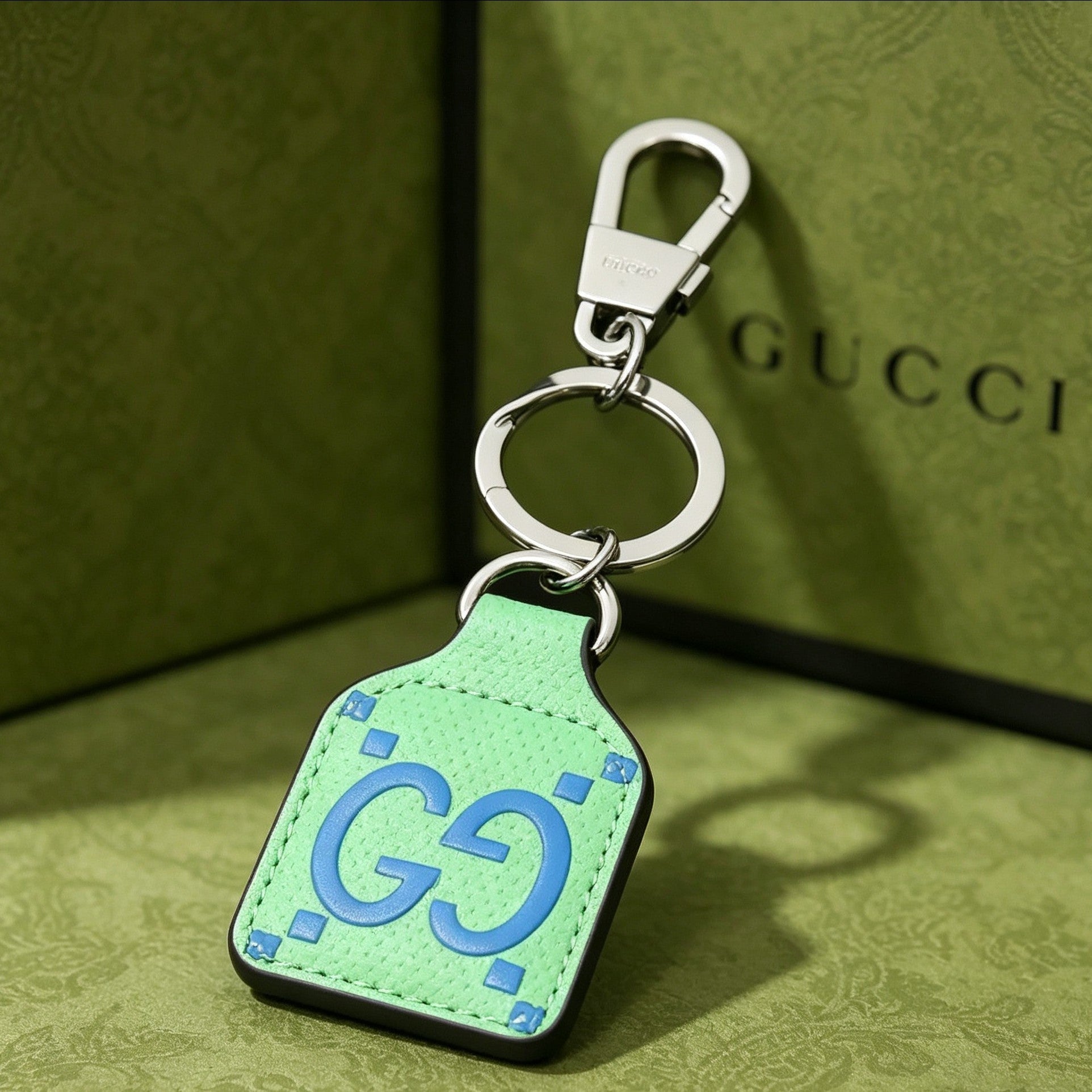 Gucci Leather Vintage Keychain