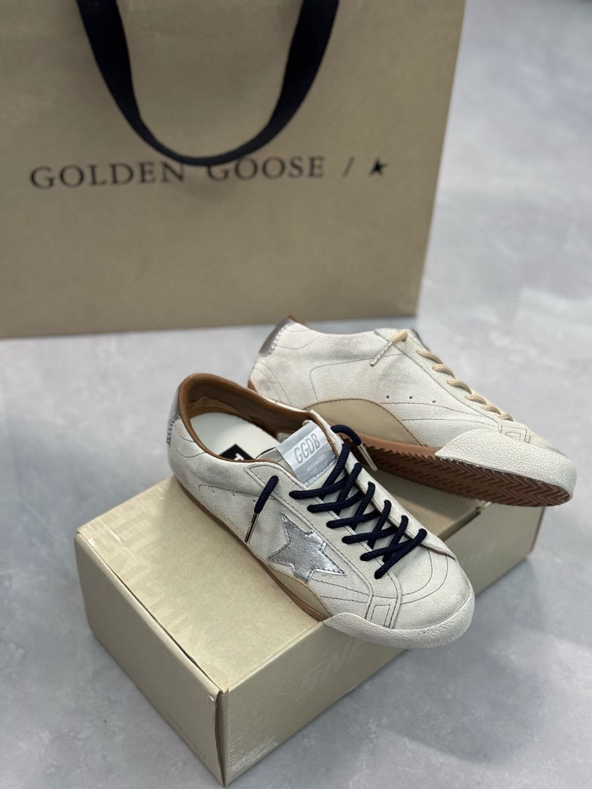 Golden Goose Vintage Distressed Sneakers #061
