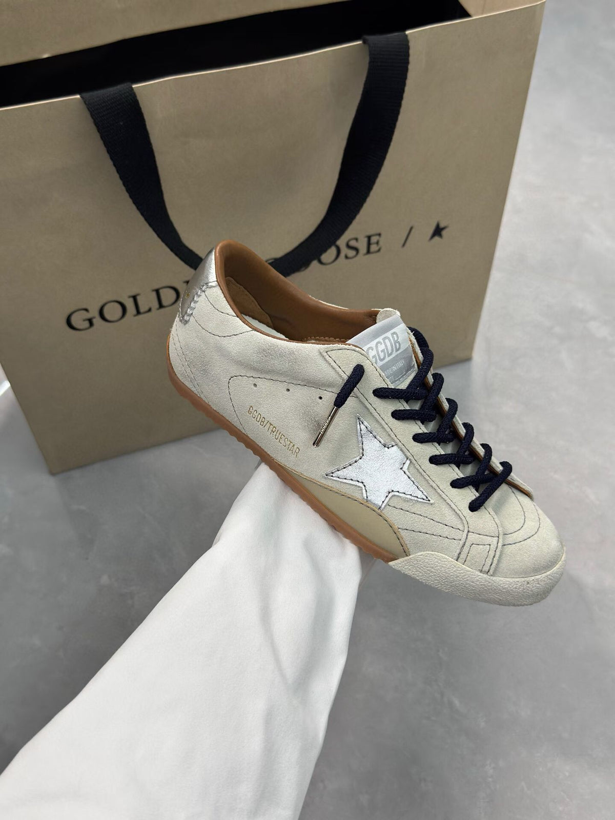 Golden Goose Vintage Distressed Sneakers #061