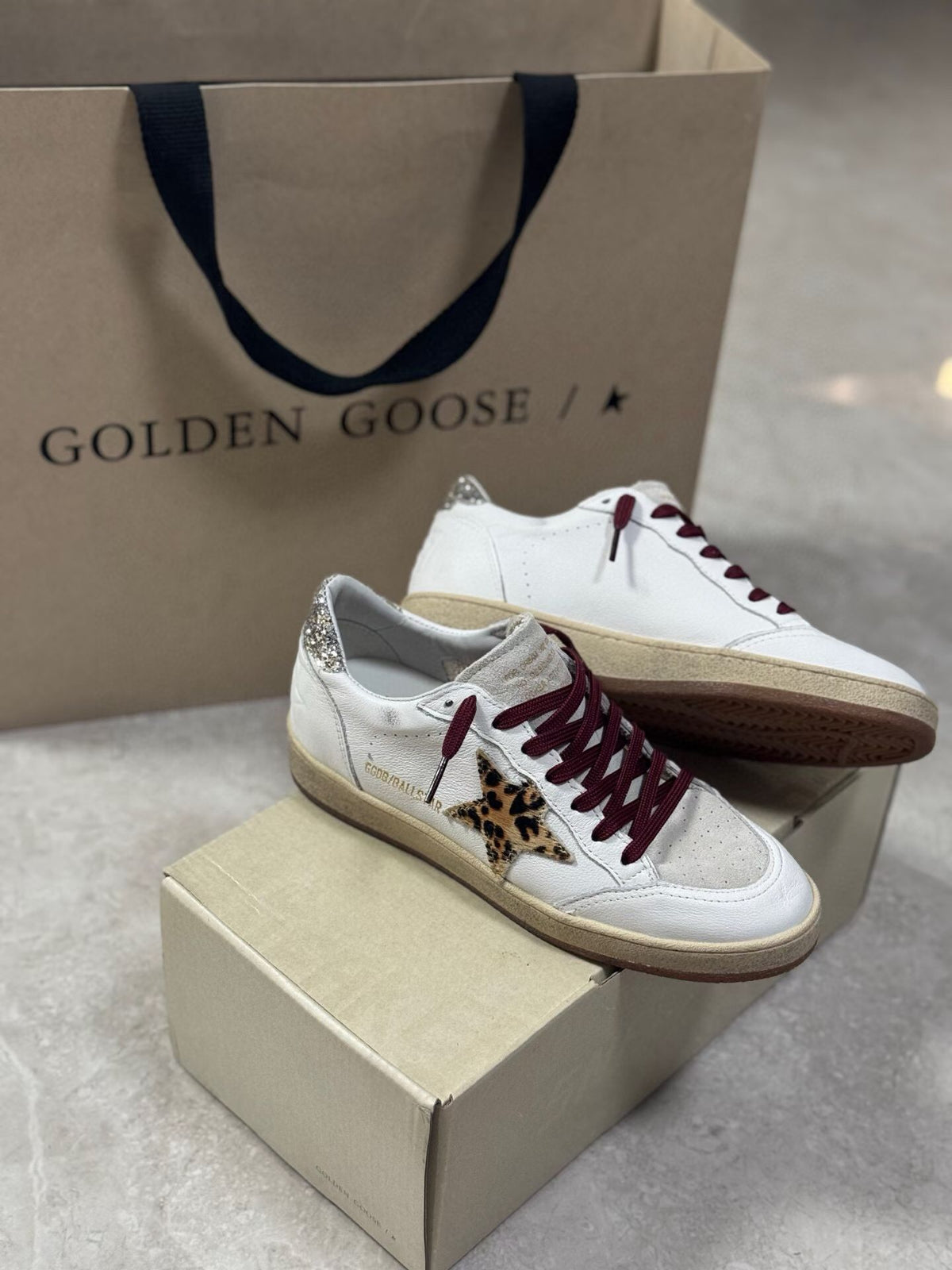 Golden Goose Vintage Distressed Sneakers #110