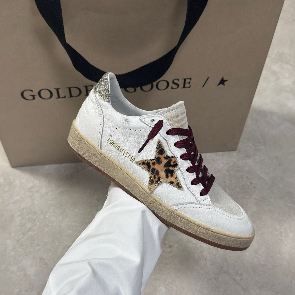 Golden Goose Vintage Distressed Sneakers #110