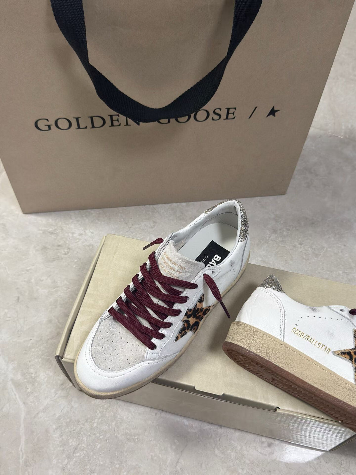 Golden Goose Vintage Distressed Sneakers #110