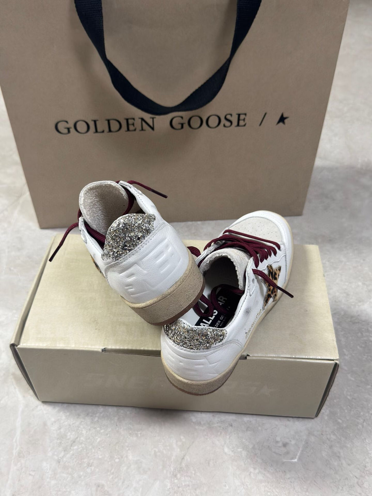 Golden Goose Vintage Distressed Sneakers #110