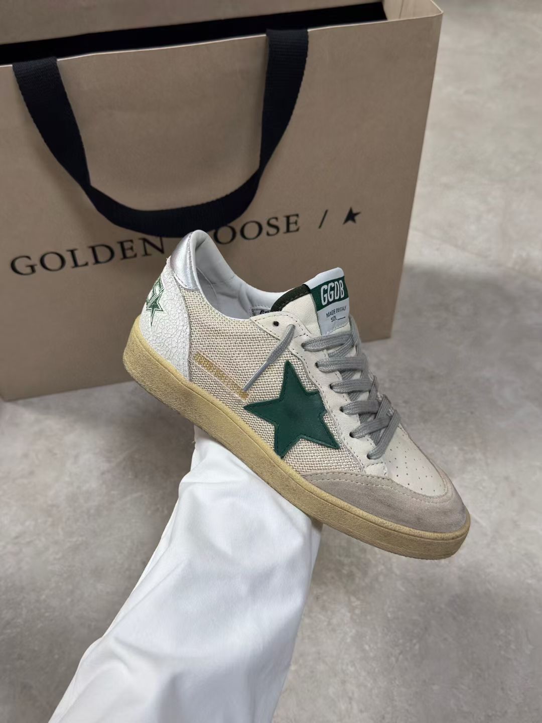 Golden Goose Vintage Distressed Sneakers #104