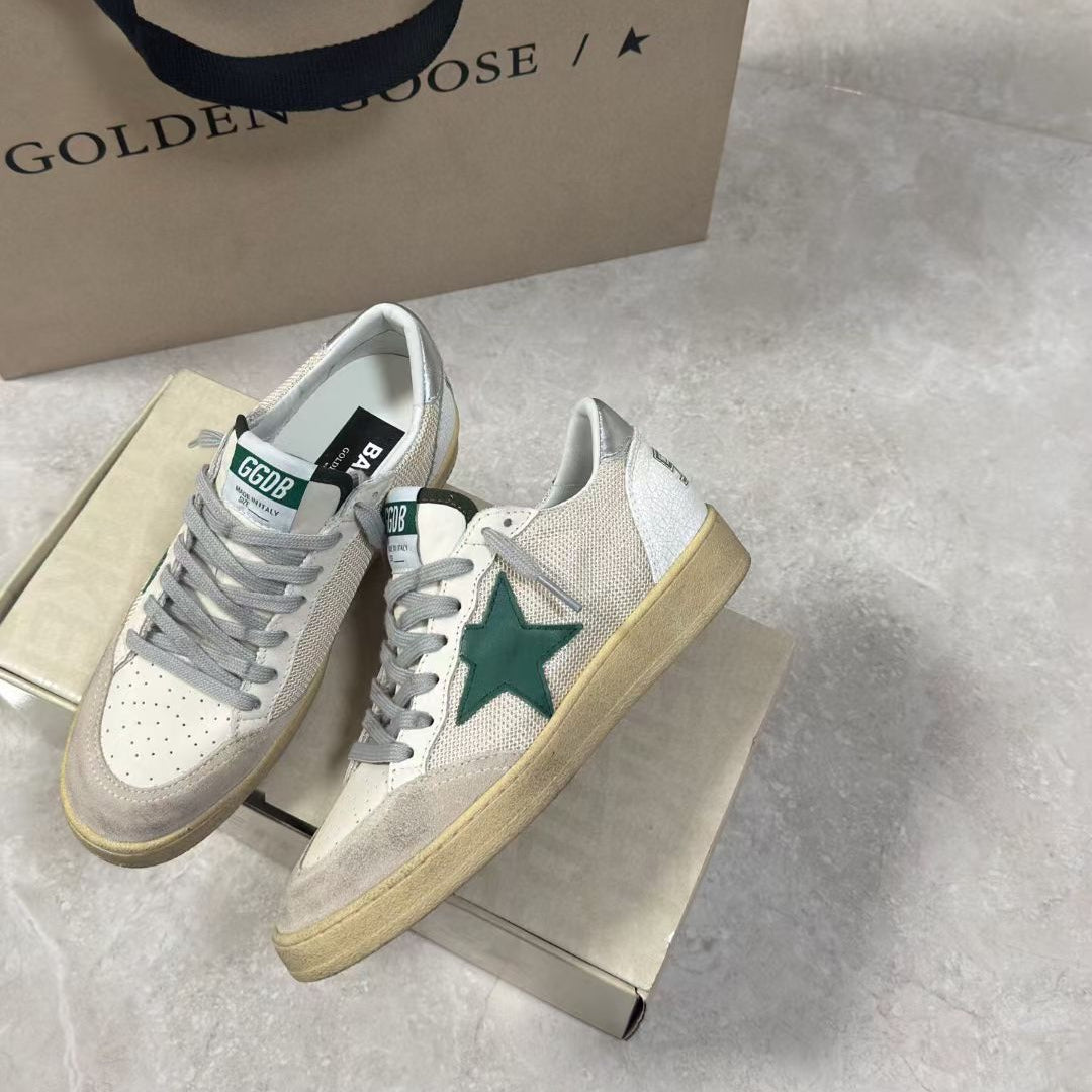 Golden Goose Vintage Distressed Sneakers #104
