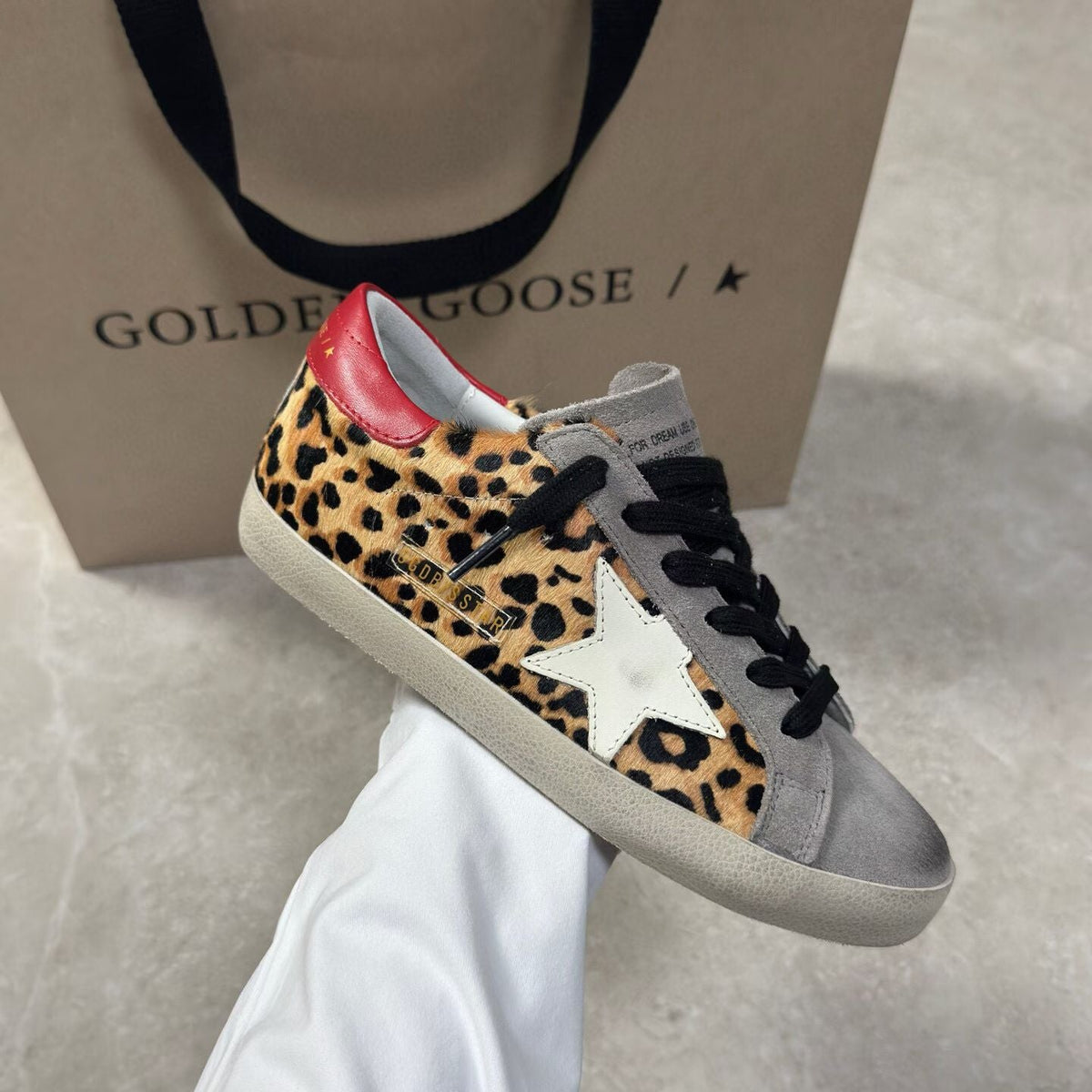 Golden Goose Vintage Distressed Sneakers #075