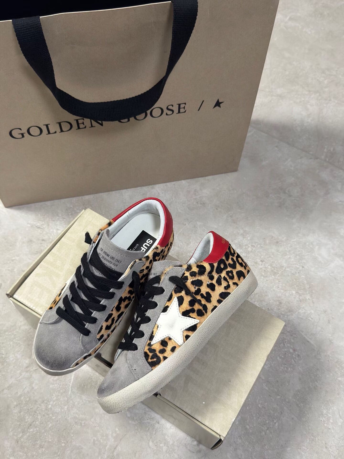 Golden Goose Vintage Distressed Sneakers #075