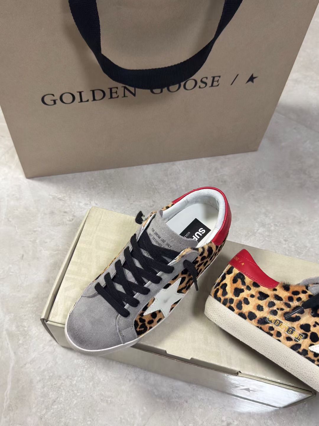Golden Goose Vintage Distressed Sneakers #075