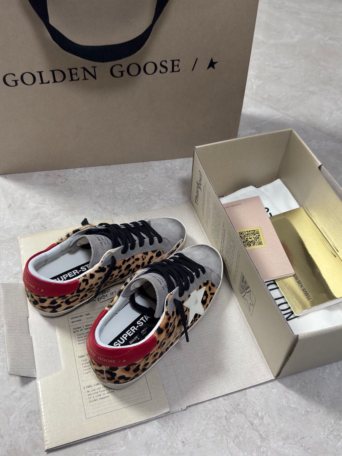 Golden Goose Vintage Distressed Sneakers #075