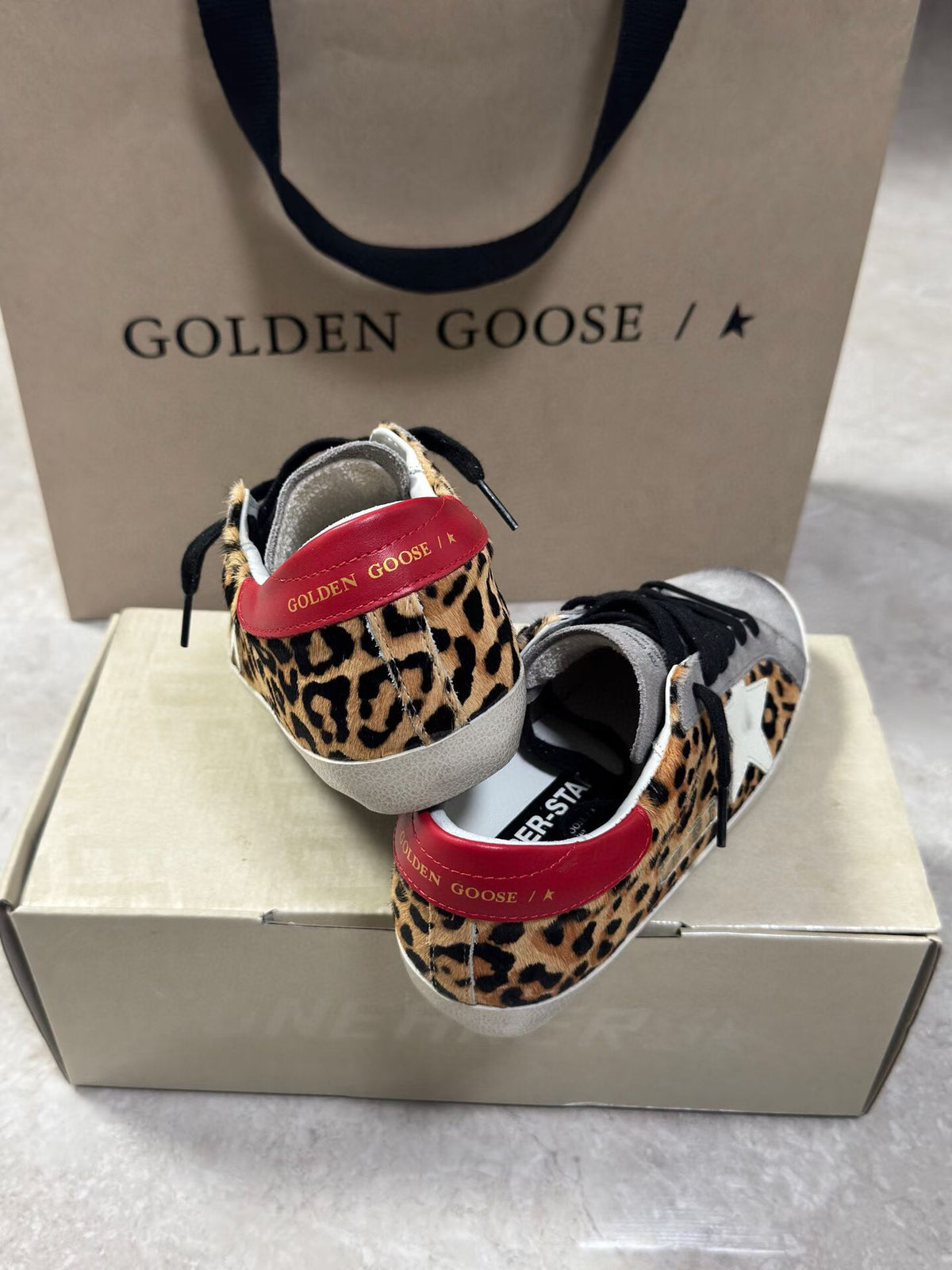 Golden Goose Vintage Distressed Sneakers #075