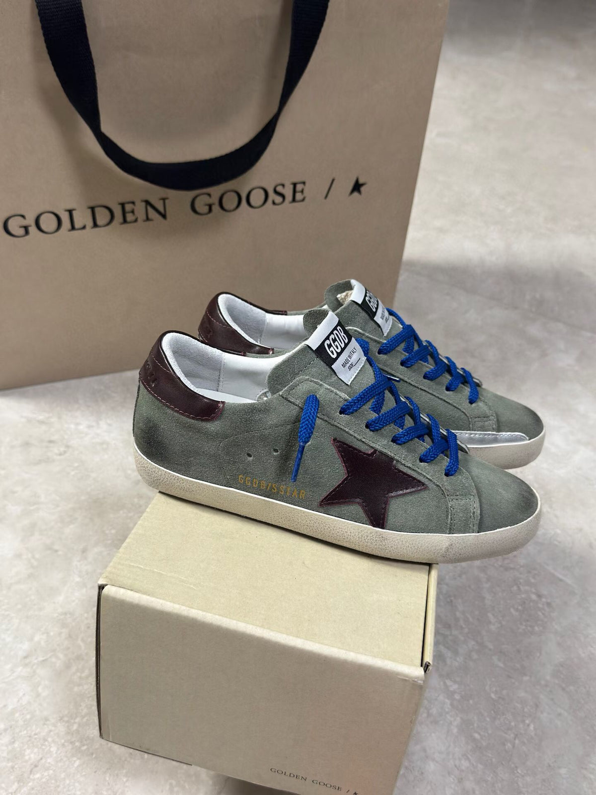 Golden Goose Vintage Distressed Sneakers #074