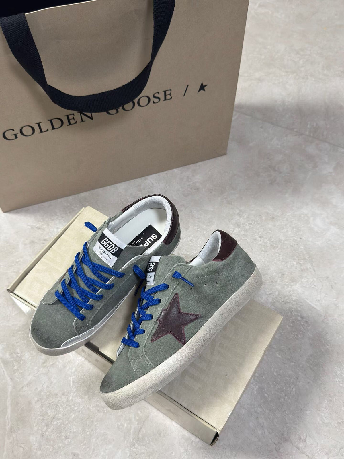 Golden Goose Vintage Distressed Sneakers #074