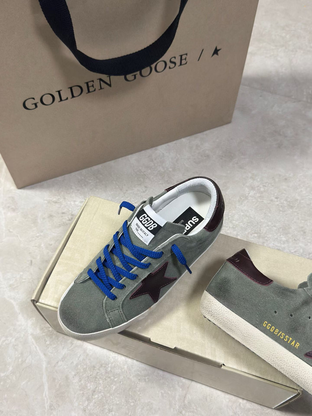 Golden Goose Vintage Distressed Sneakers #074
