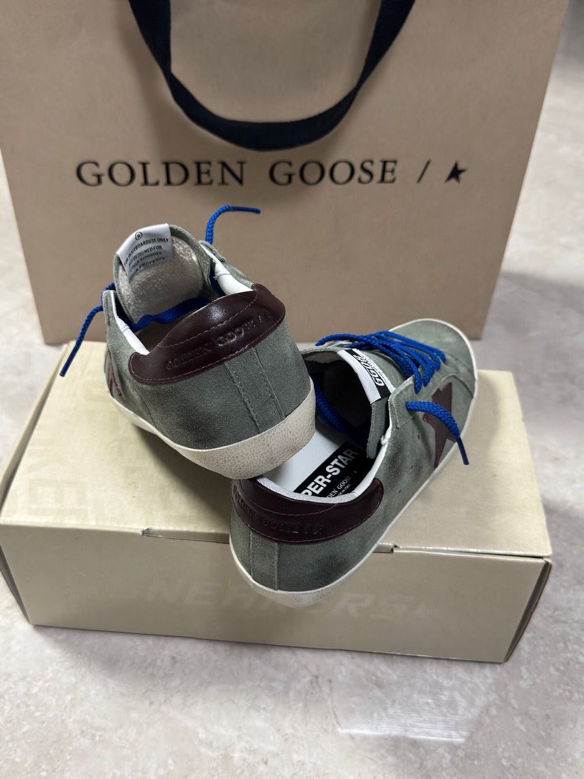 Golden Goose Vintage Distressed Sneakers #074