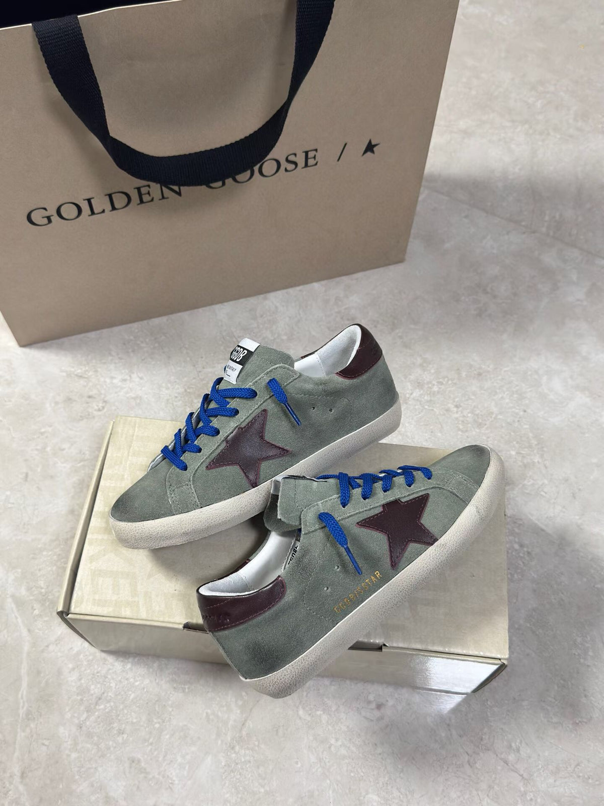 Golden Goose Vintage Distressed Sneakers #074