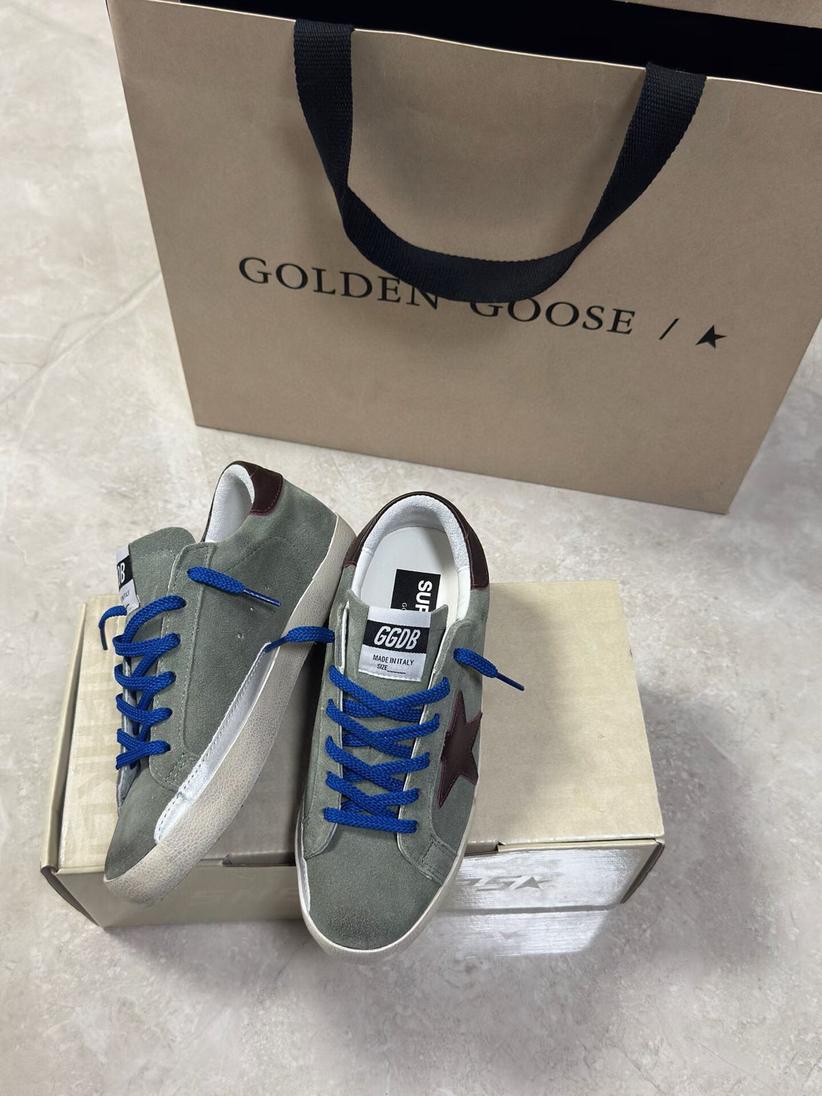 Golden Goose Vintage Distressed Sneakers #074