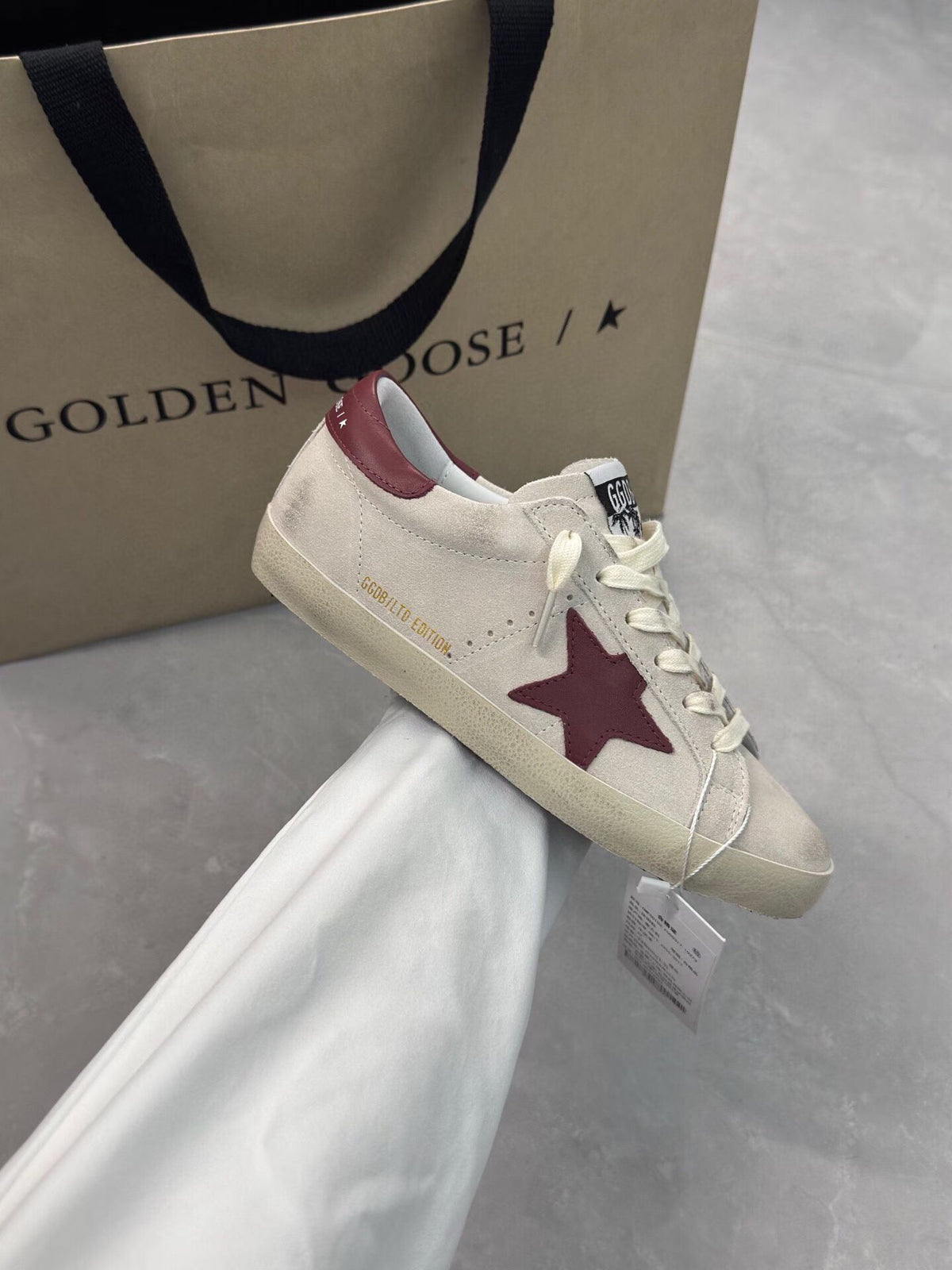 Golden Goose Vintage Distressed Sneakers #102