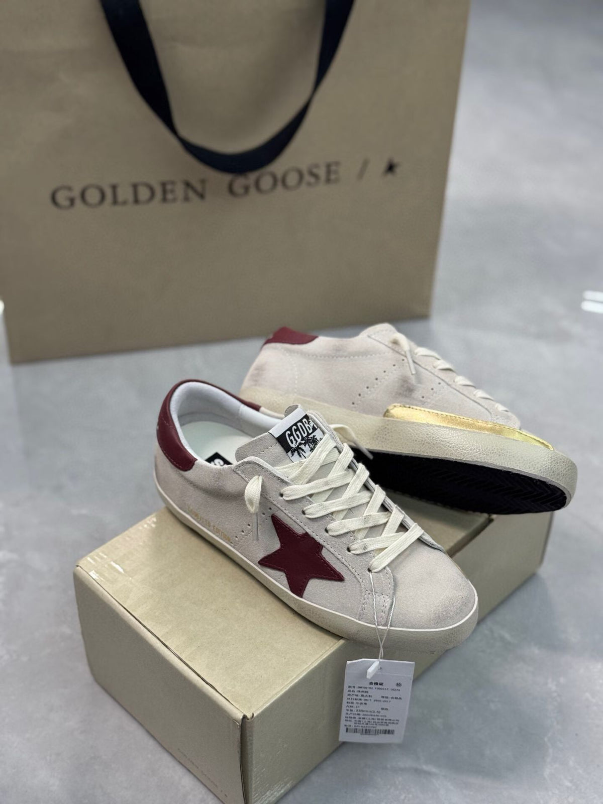 Golden Goose Vintage Distressed Sneakers #102
