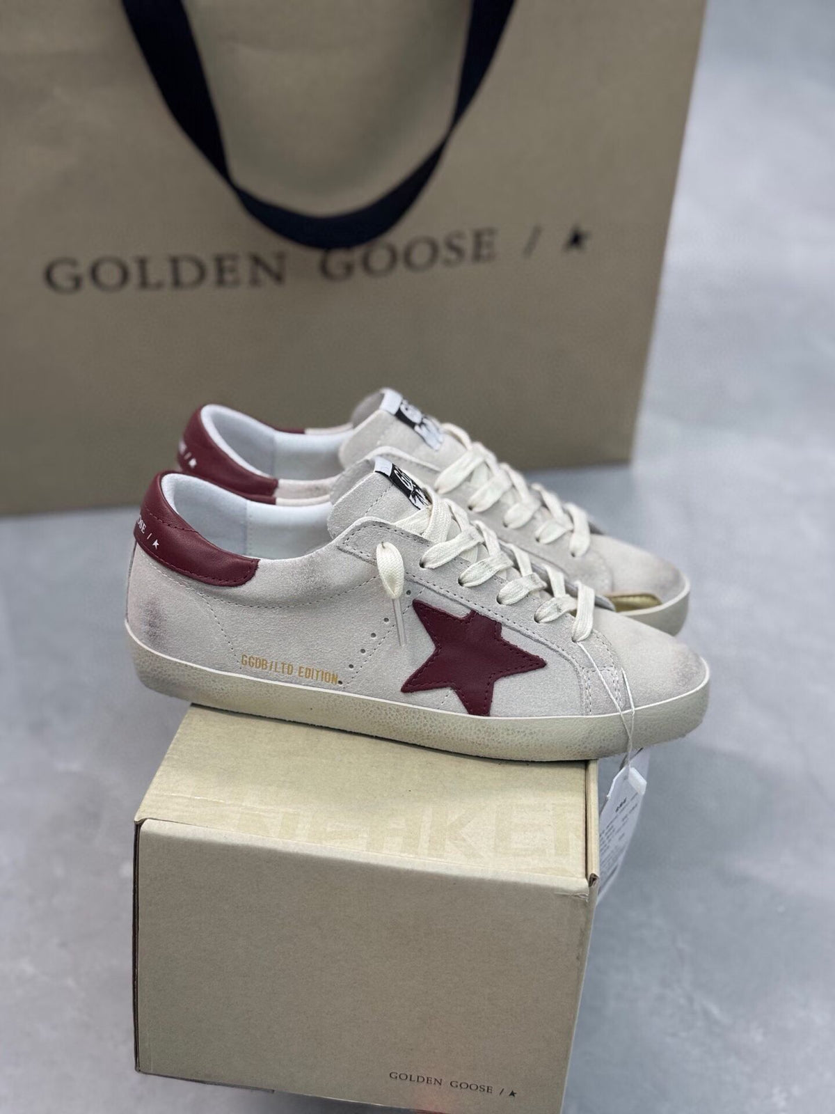 Golden Goose Vintage Distressed Sneakers #102