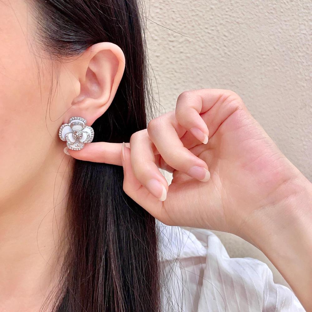 Chanel Vintage Double C Earrings