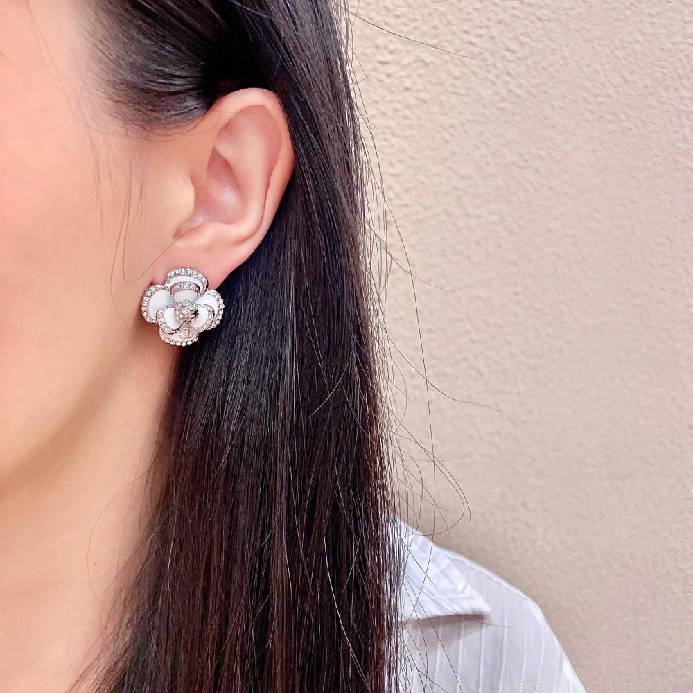 Chanel Vintage Double C Earrings