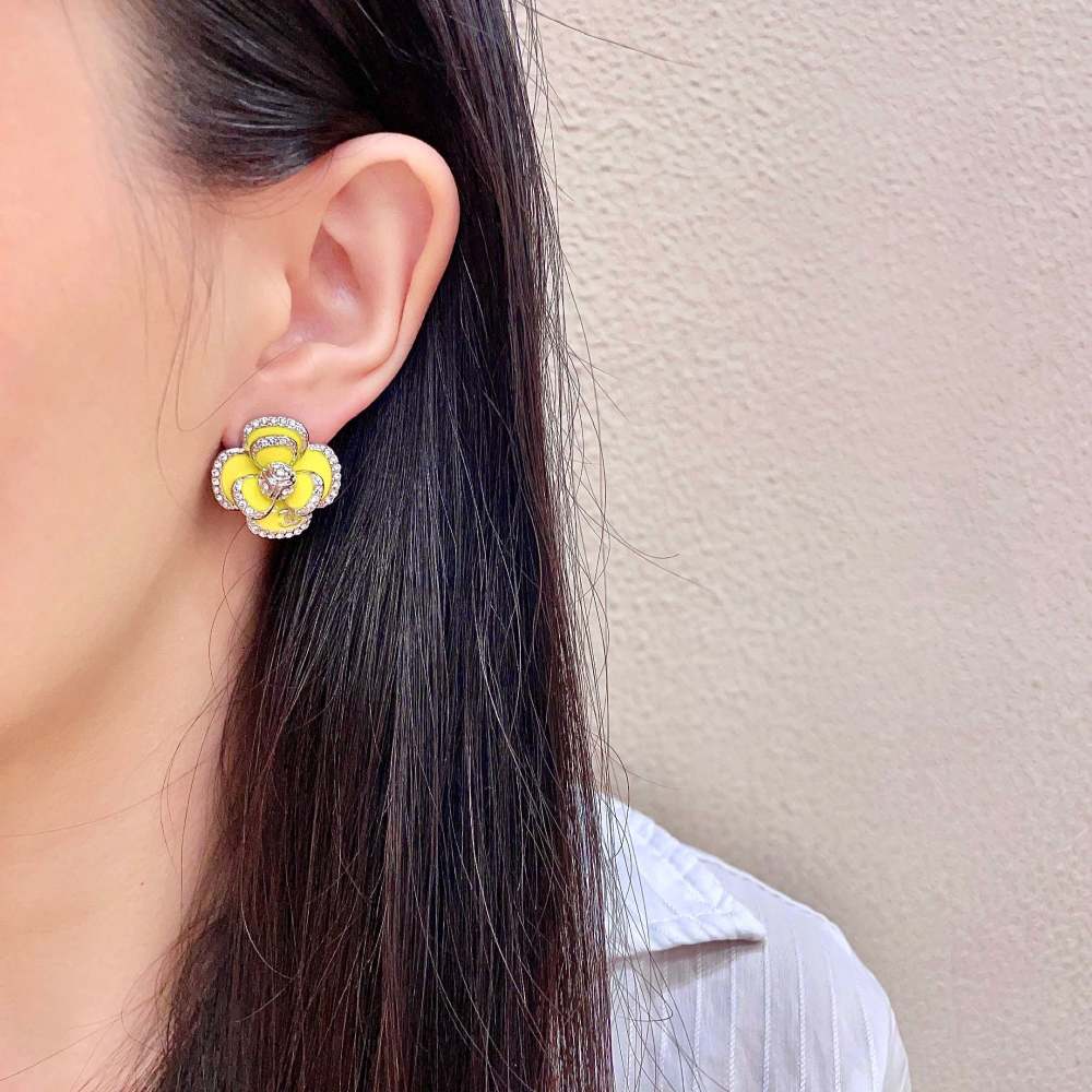 Chanel Vintage Double C Earrings