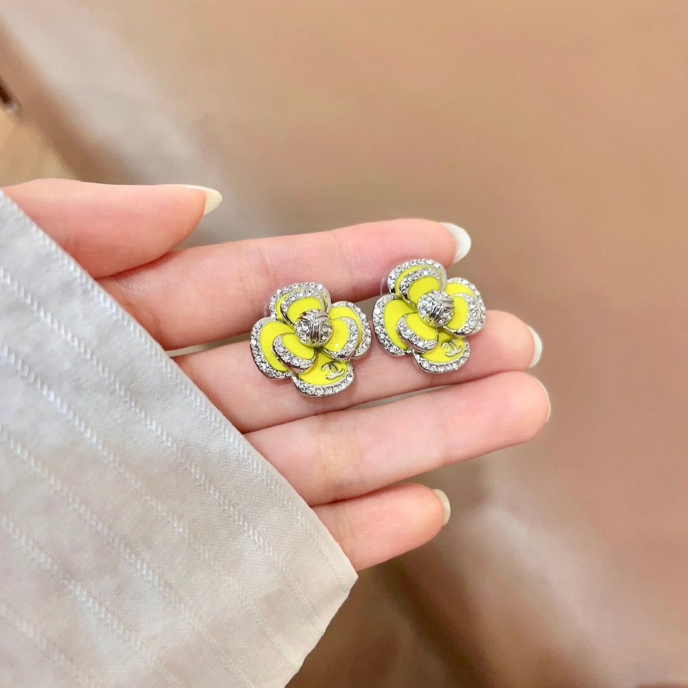 Chanel Vintage Double C Earrings