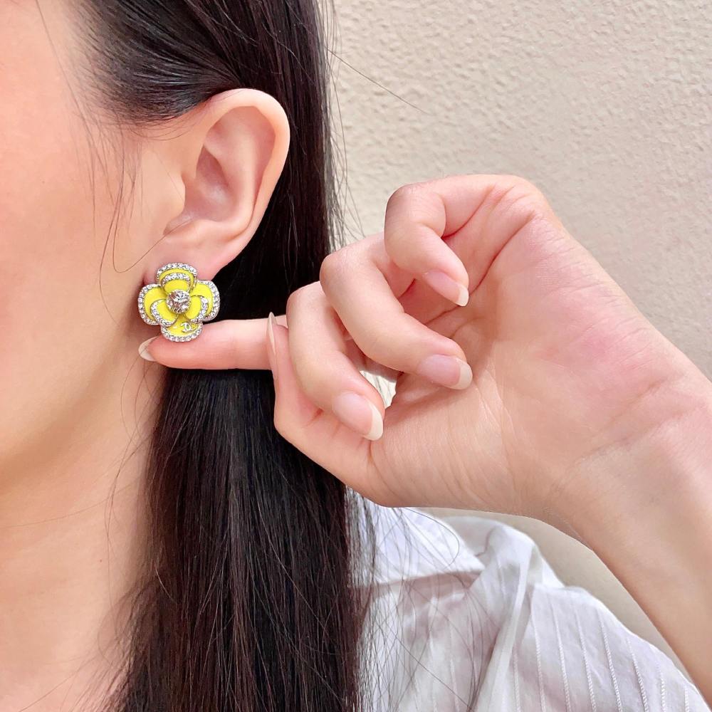 Chanel Vintage Double C Earrings