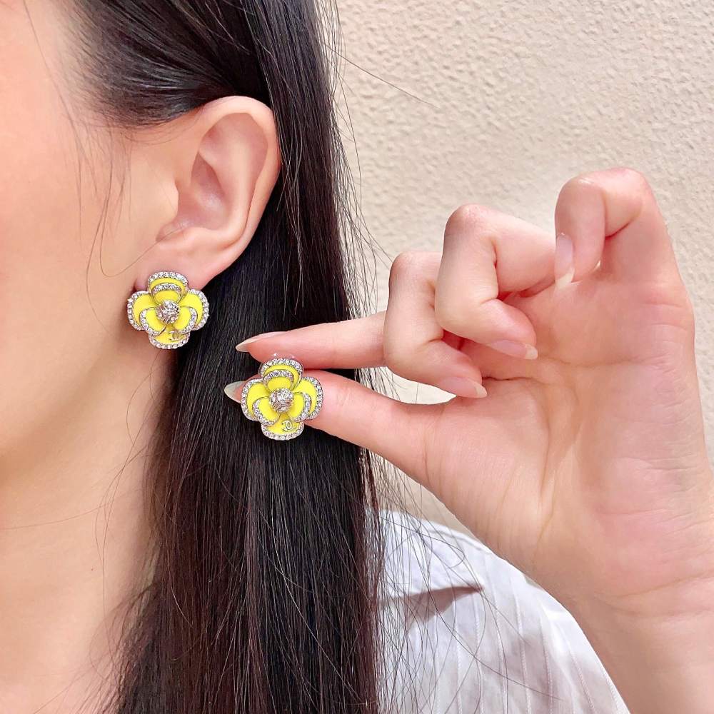 Chanel Vintage Double C Earrings