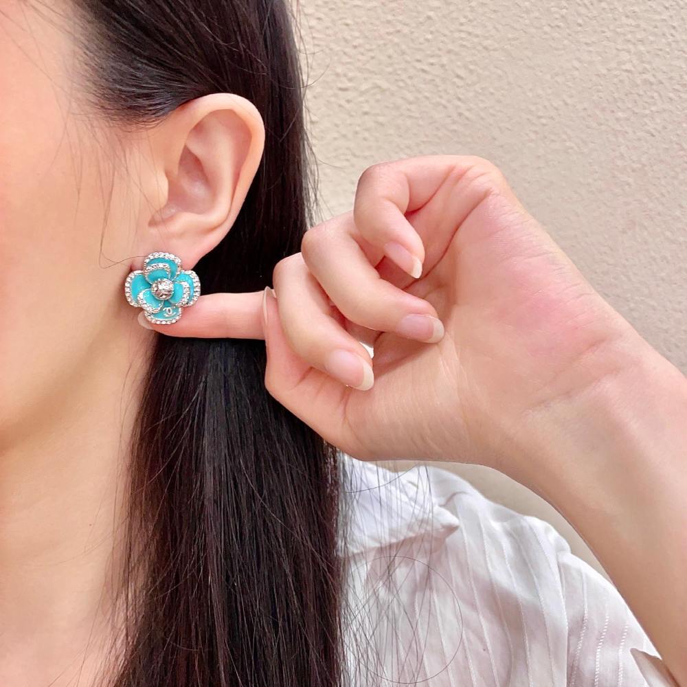 Chanel Vintage Double C Earrings