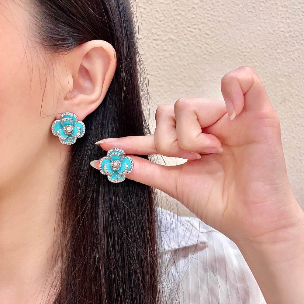 Chanel Vintage Double C Earrings