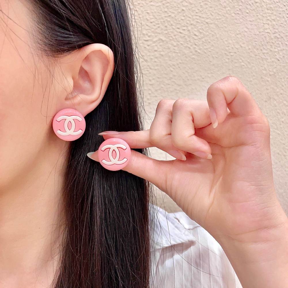Chanel Vintage Double C Earrings