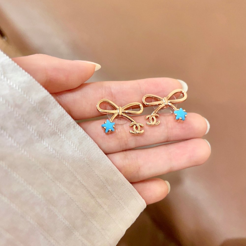 Chanel Vintage Double C Earrings