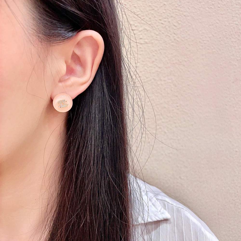 Chanel Vintage Double C Earrings
