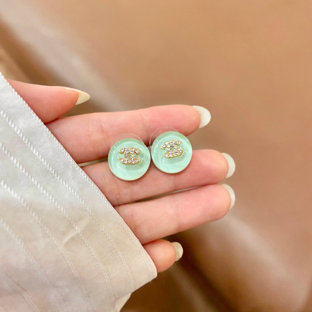 Chanel Vintage Double C Earrings