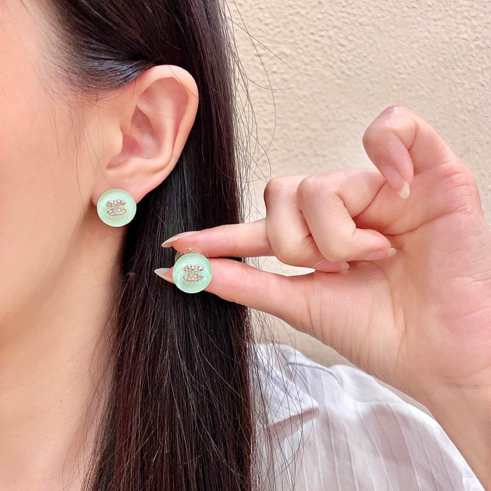 Chanel Vintage Double C Earrings