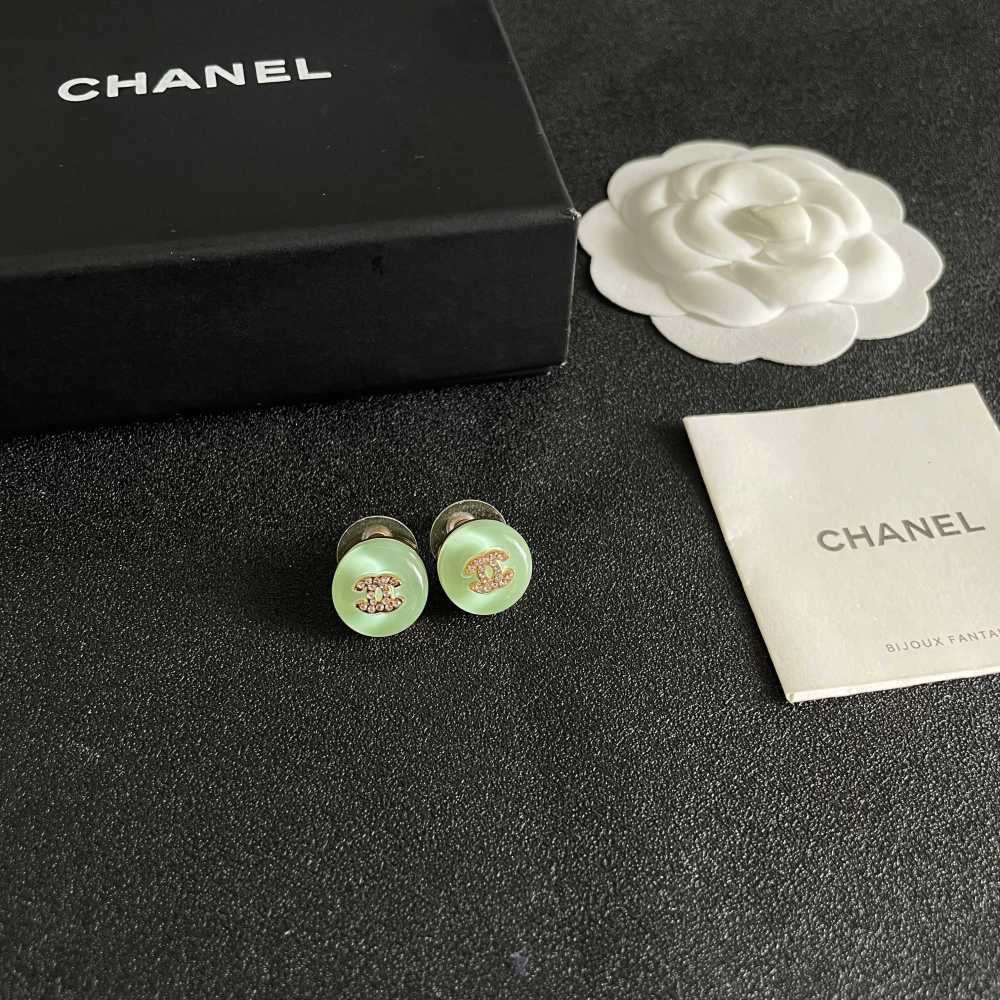 Chanel Vintage Double C Earrings