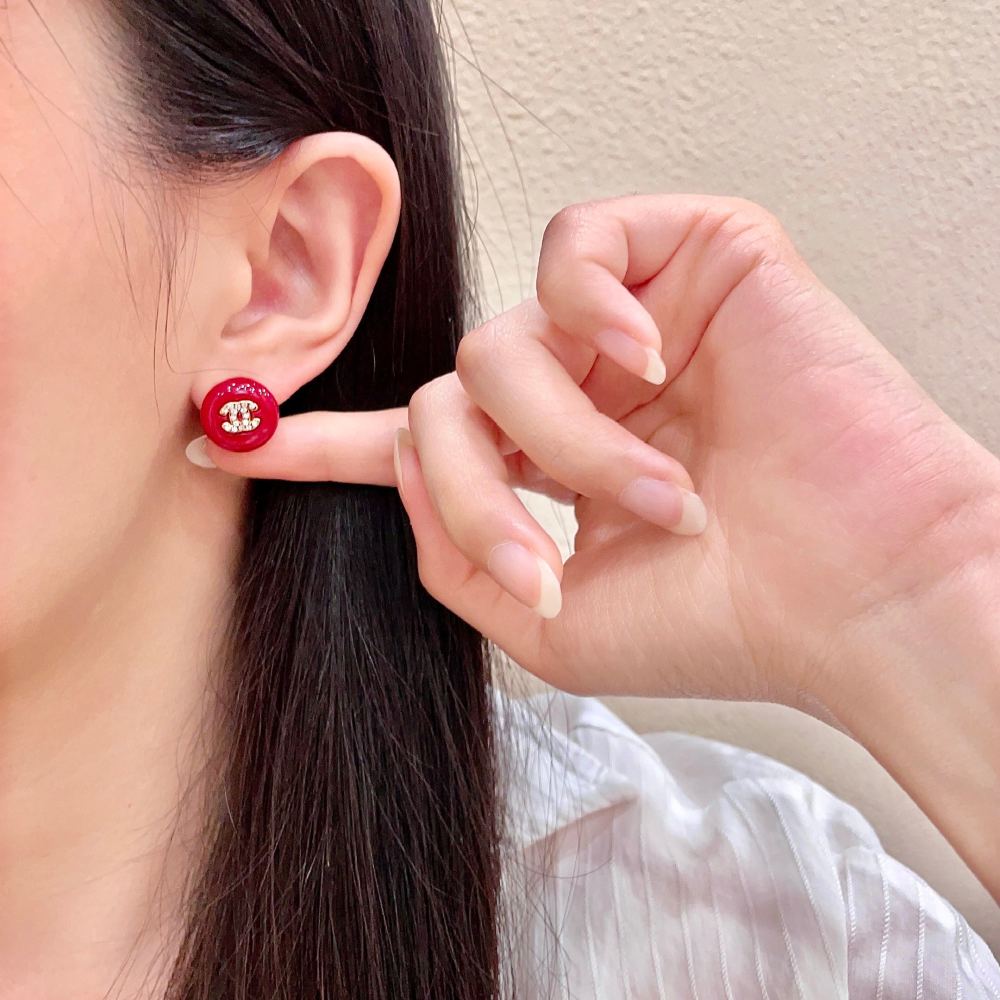 Chanel Vintage Double C Earrings