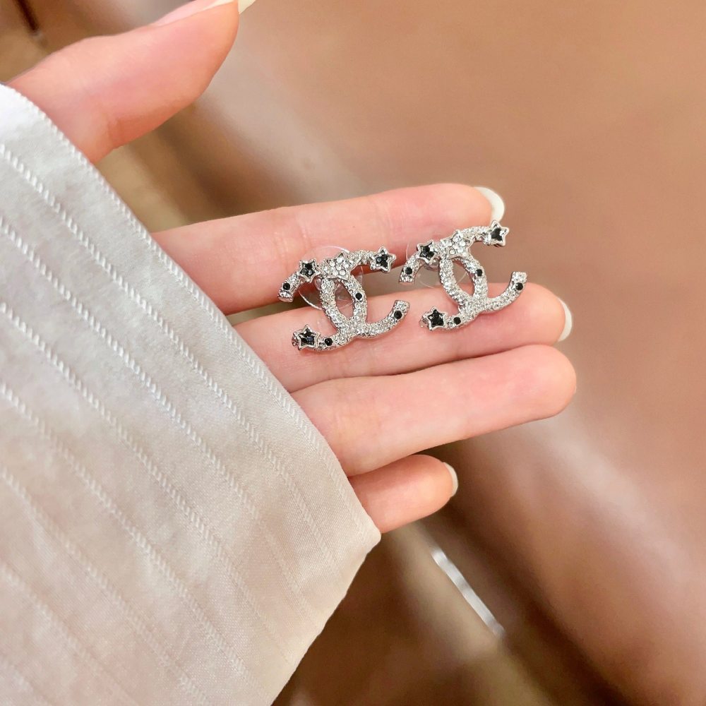 Chanel Vintage Double C Earrings
